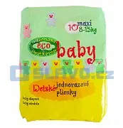 Dětské pleny Eco Baby Maxi 8-15 kg 10 ks Omezená Nabídka