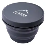 Časově Omezené Skládací miska ELBRUS Foldbowl 500 ml - dark grey