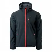 Výprodej Pánská softshellová bunda ELBRUS Iver - black/spicy orange/asphalt - vel. XXL