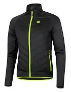 Pánská zatelená mikina ETAPE Crux 2.0 - černá/žlutá fluo - vel. L Akční Nabídka