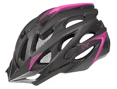Cyklistická helma ETAPE Venus - černá/růžová mat - vel. S/M Akce