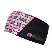 Cenová Bomba Unisex čelenka FLORES Heady - černá/růžová