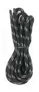 Cenově Výhodný Tkaničky do bot FLORES Lace Dot - černá/šedá - 125 cm