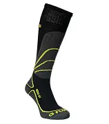 Oblíbený Lyžařské merino ponožky FLORES Merino Ski - černá/žlutá - vel. 36-38