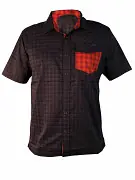 Must-Have Pánská košile HAVEN Agnes SlimFit Men - black/red - vel. S