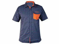 Pánská košile HAVEN Agnes SlimFit Men - blue/orange - vel. S Levný