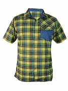Pánská košile HAVEN Agnes SlimFit Men - blue/yellow - vel. S Výhodná Nabídka