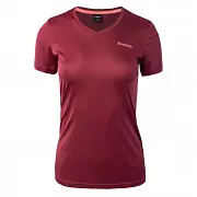 Novinka Dámské funčkní triko HI-TEC Lady Mani - beet red - vel. S