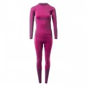 Dámské termoprádlo HI-TEC Lady Zareen Set - sangria/nine iron - vel. L/XL Cenově Výhodný