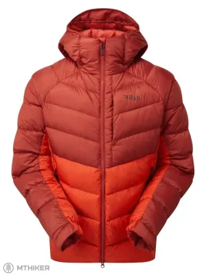 Rab Glaceon Pro Jacket pánská péřová bunda, tuscan red/dark horizon Cenový Hit