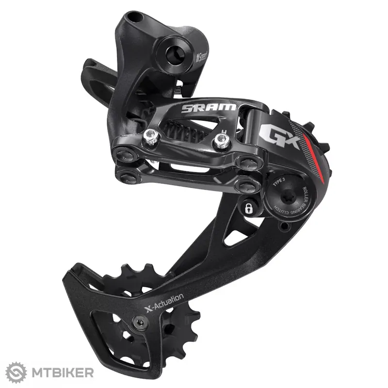 SRAM GX 2x11 přehazovačka, 11-kolo, střední ramínko, červený pruh Nejlepší Cena