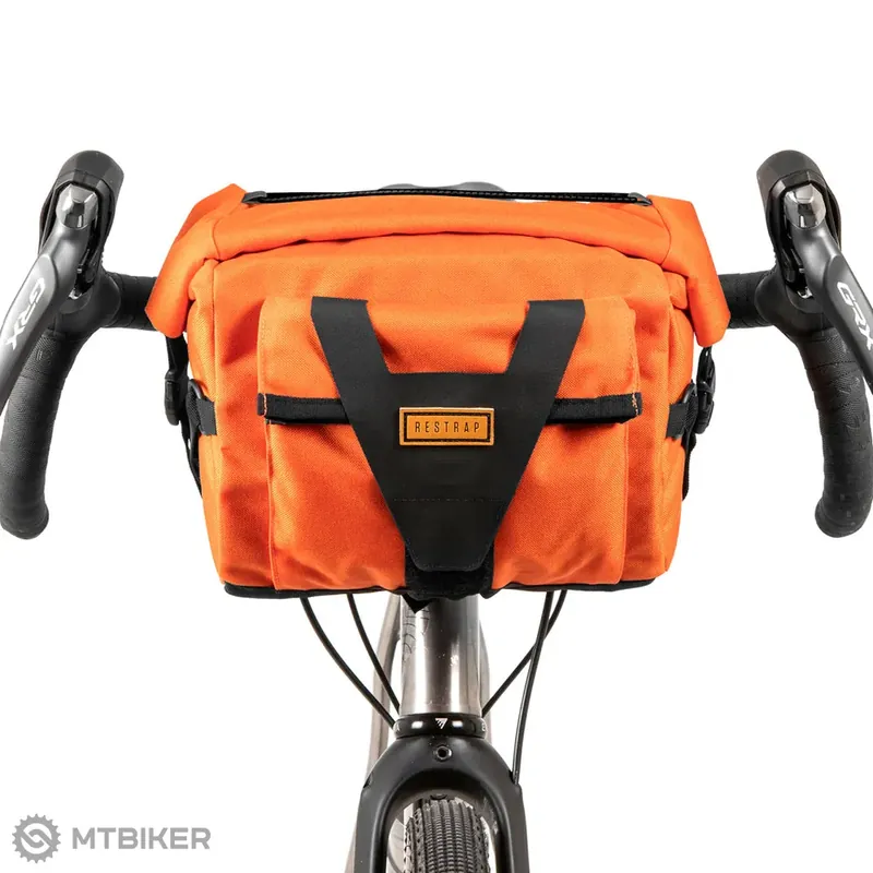 Restrap Bar Pack taška na řidítka, 10 l, oranžová Oblíbený