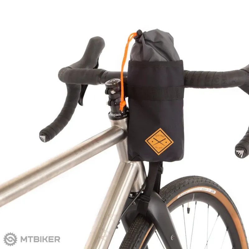 Cenový Hit Restrap Stem Bag taška na řidítka, 1.1 l, černá