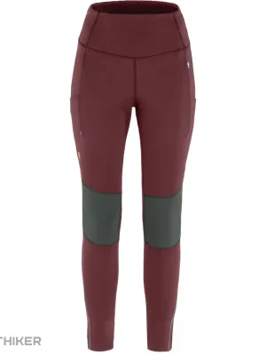 Fjällräven Abisko Värm Trekking dámské legíny, port/iron grey Výprodej