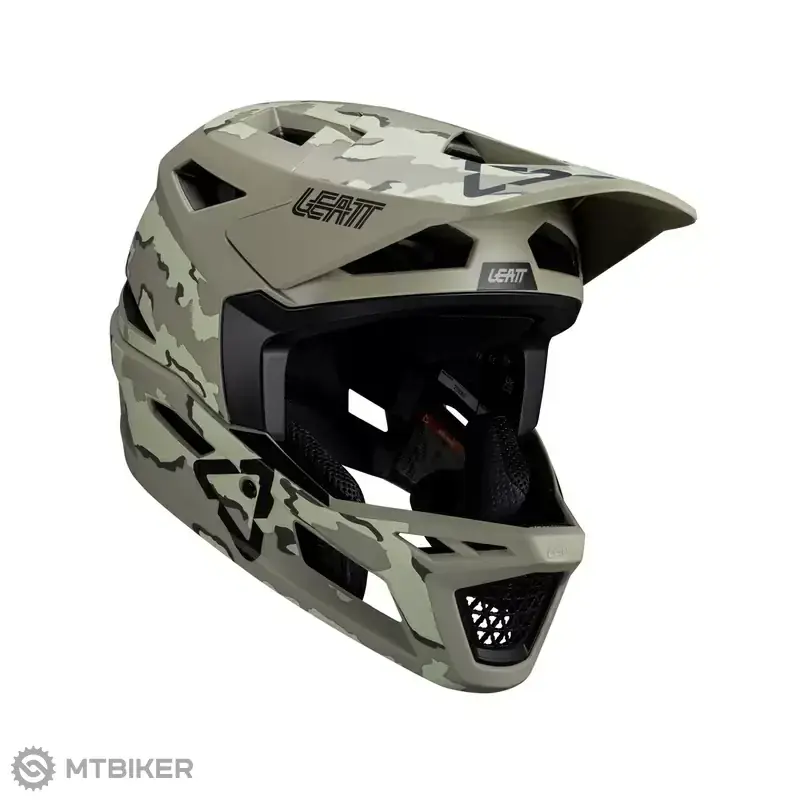 Leatt MTB Gravity 4.0 přilba, gray camo Výprodej