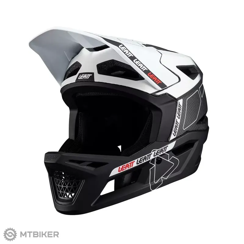 Leatt MTB Gravity 6.0 Carbon přilba, černá/bílá Dokud Zásoby Vydrží