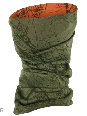 Fjällräven Lappland Neck nákrčník, geen camo/orange multi camo Ověřený