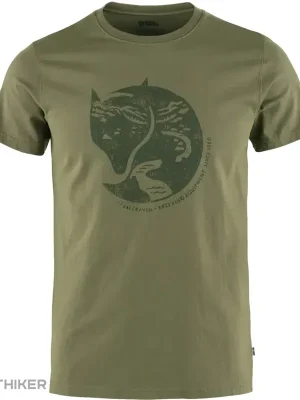Super Cena Fjällräven Arctic Fox tričko, laurel green