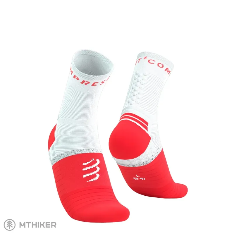 Must-Have COMPRESSPORT Pro Marathon V2.0 ponožky, červená/bílá