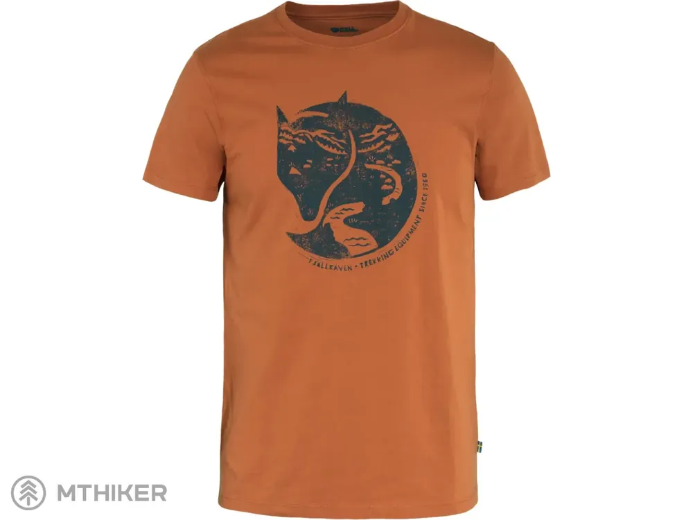 Akční Nabídka Fjällräven Arctic Fox tričko, terracotta brown