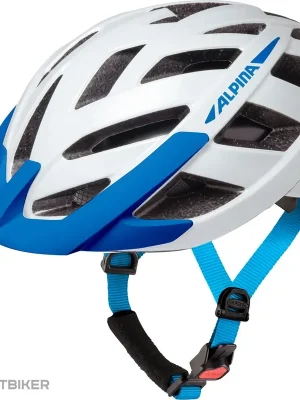 Originální ALPINA Panoma 3.0 přilba, white/blue gloss