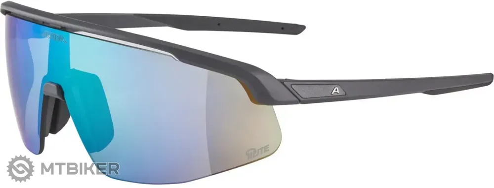 ALPINA TURBO PRO brýle, midnight grey/Q-Lite green Přímo Od Výrobce