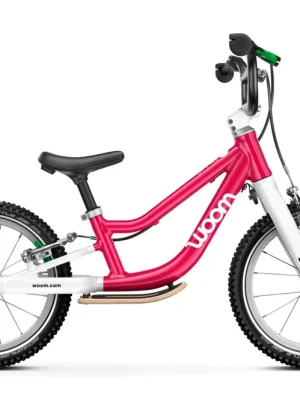 Finální Výprodej woom GO 1 Plus 14 dětské odrážedlo, hot pink