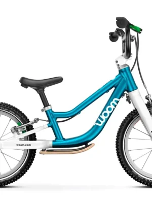 woom GO 1 Plus 14 dětské odrážedlo, metallic blue Nakupujte Hned
