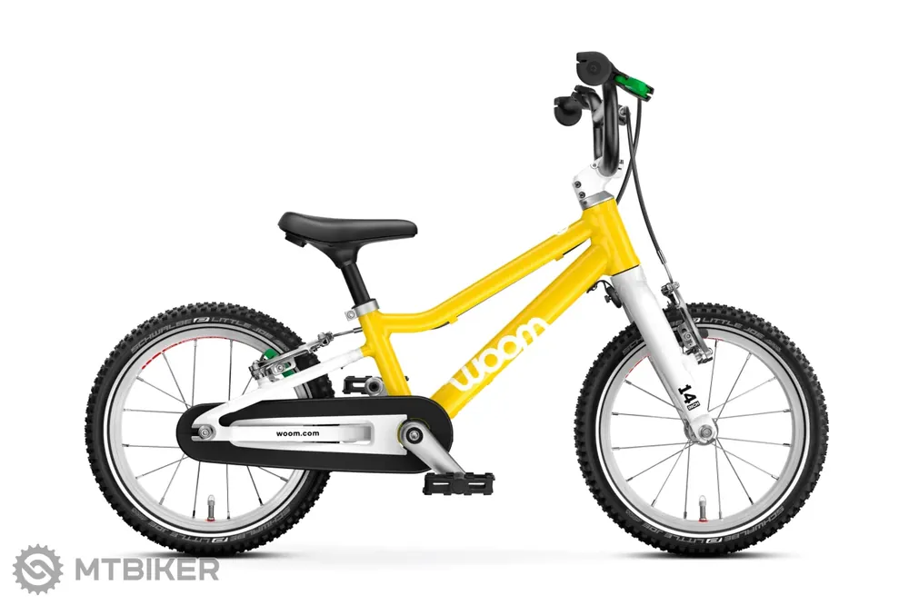 woom GO 2 14 dětské kolo, vibrant yellow Oblíbený