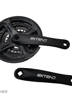 Bezpečná Platba Extend MTB Alloy kliky, 170 mm, 42/34/24T, 3x8, OEM
