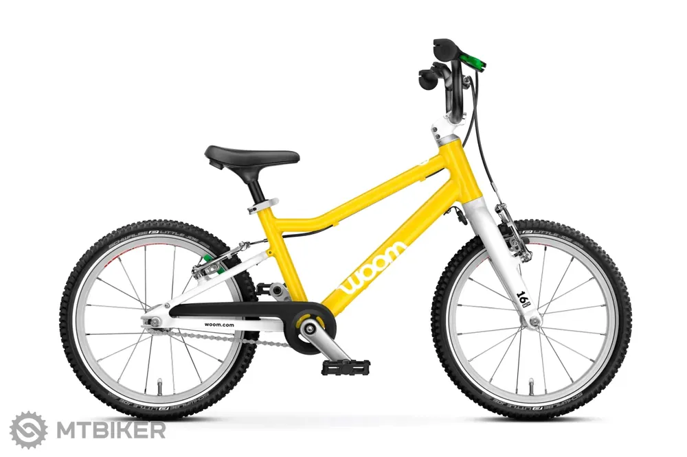 woom GO 3 16 dětské kolo, vibrant yellow Nejlepší Volba