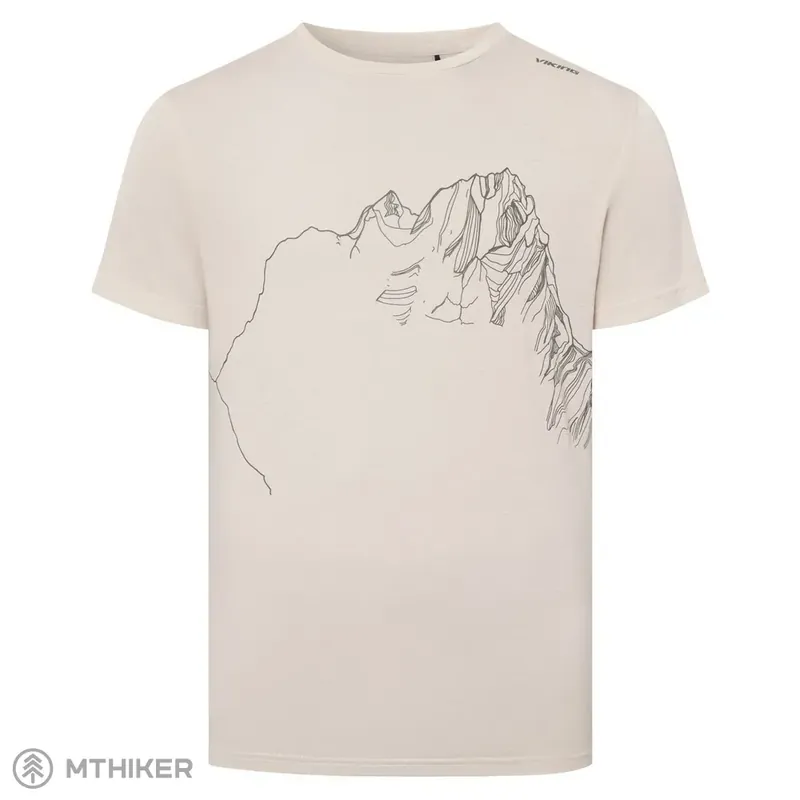 Viking Morain Bambo tričko, beige Speciální Cena