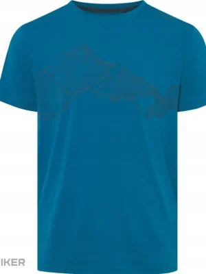 Top Prodej Viking Lenta Bamboo Light tričko, light blue/navy