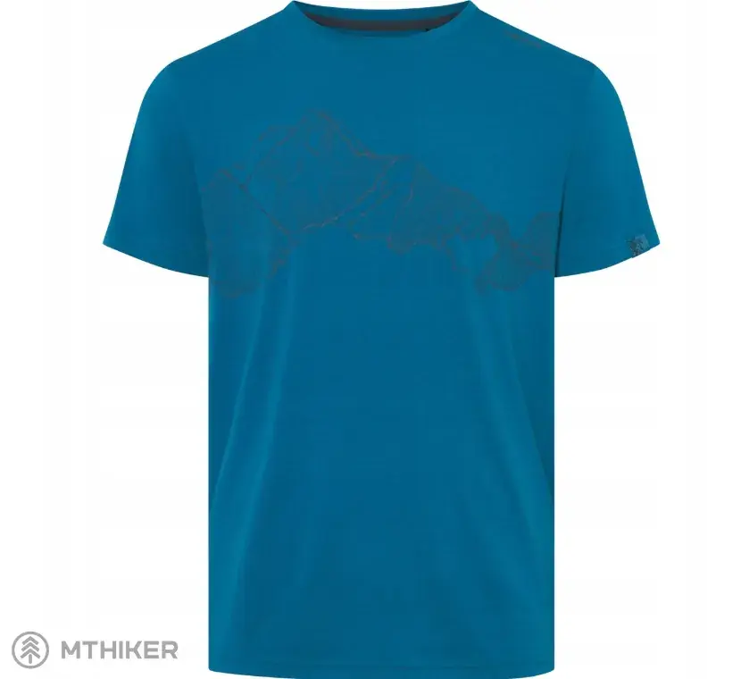 Top Prodej Viking Lenta Bamboo Light tričko, light blue/navy