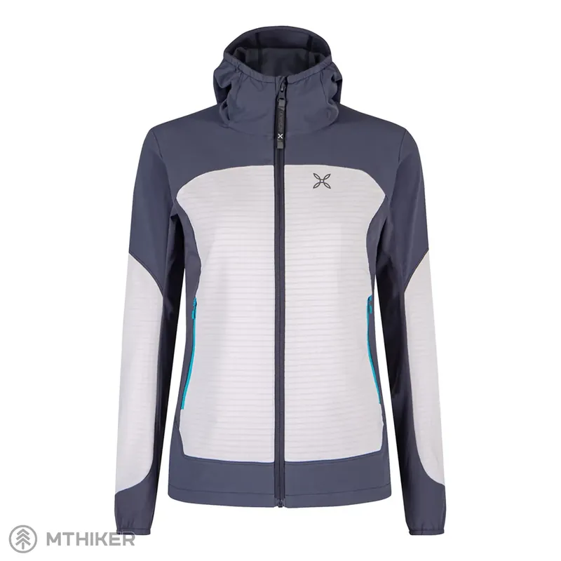Montura SEED HOODED dámská bunda, quiet grey/graphite blue Nakupujte Hned