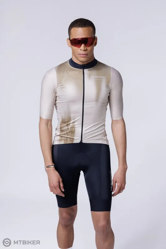 Sezónní Sleva X-BIONIC Corefusion Ride dres, bílá/zlatá