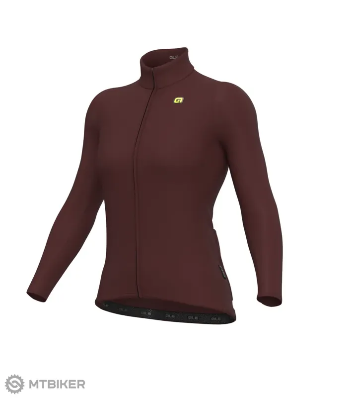 Cenová Bomba ALÉ R-EV1 WARM RACE 2.0 dámský dres, burgundy
