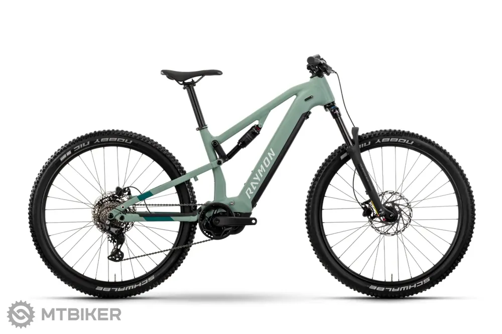 Značkový Raymon Trailray 120 29 elektrokolo, mint/jade/cotton