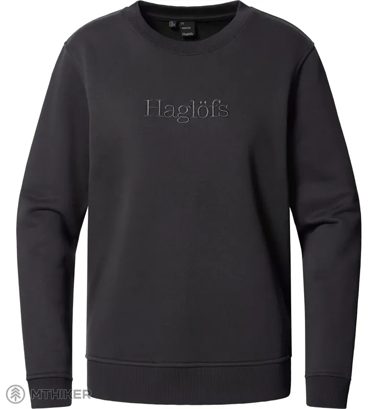 Haglöfs Crewneck mikina, černá Značkový