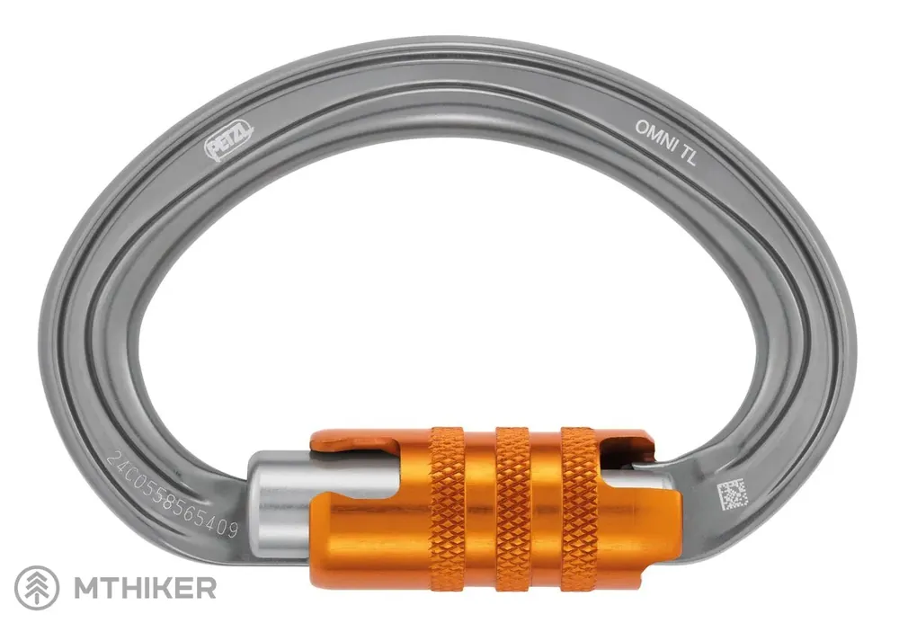 Jen Po Omezenou Doba Petzl OMNI TRIACT LOCK karabina, šedá