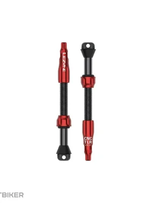 Lezyne CNC TLR bezdušové ventilky, 60 mm, červená Dokud Zásoby Vydrží