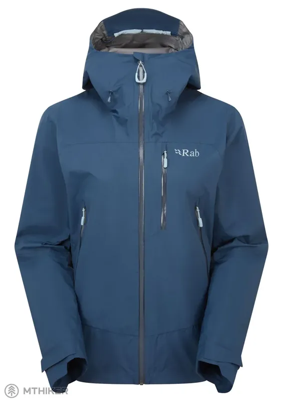 Výhodná Nabídka Rab Downpour Mountain dámská bunda, tempest blue