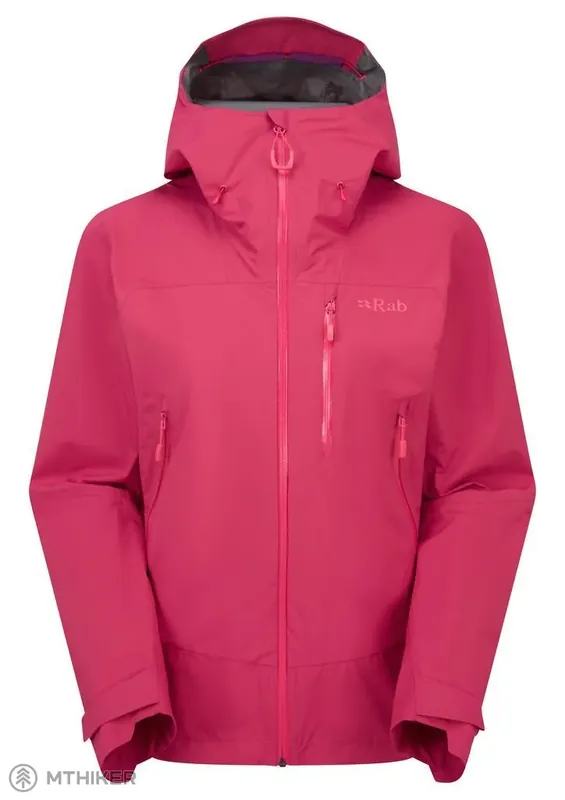 Rab Downpour Mountain dámská bunda, watermelon Výprodej