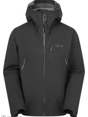 Rab Downpour Mountain bunda, černá Nízká Cena