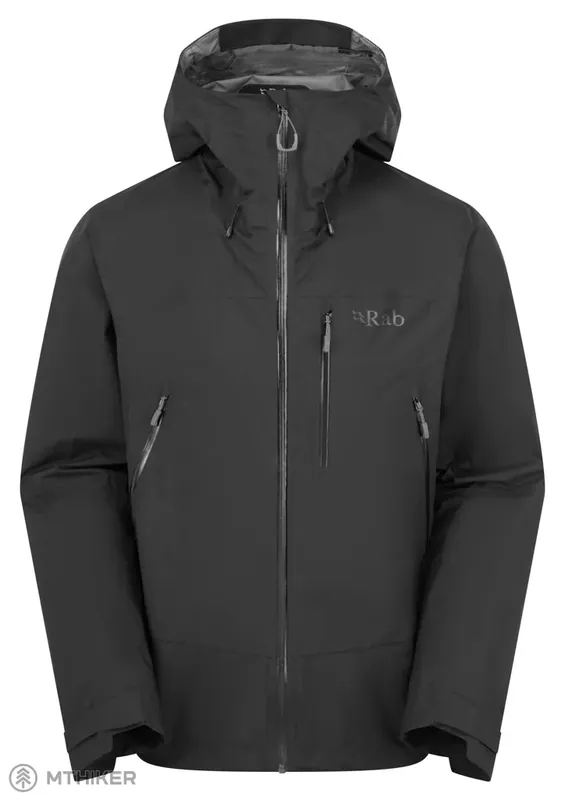 Rab Downpour Mountain bunda, černá Nízká Cena