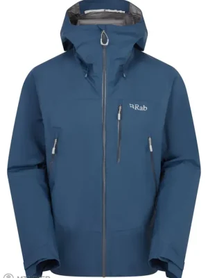 Rab Downpour Mountain bunda, tempest blue Akční Cena