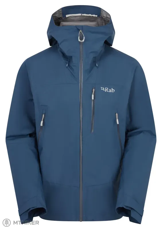 Rab Downpour Mountain bunda, tempest blue Akční Cena