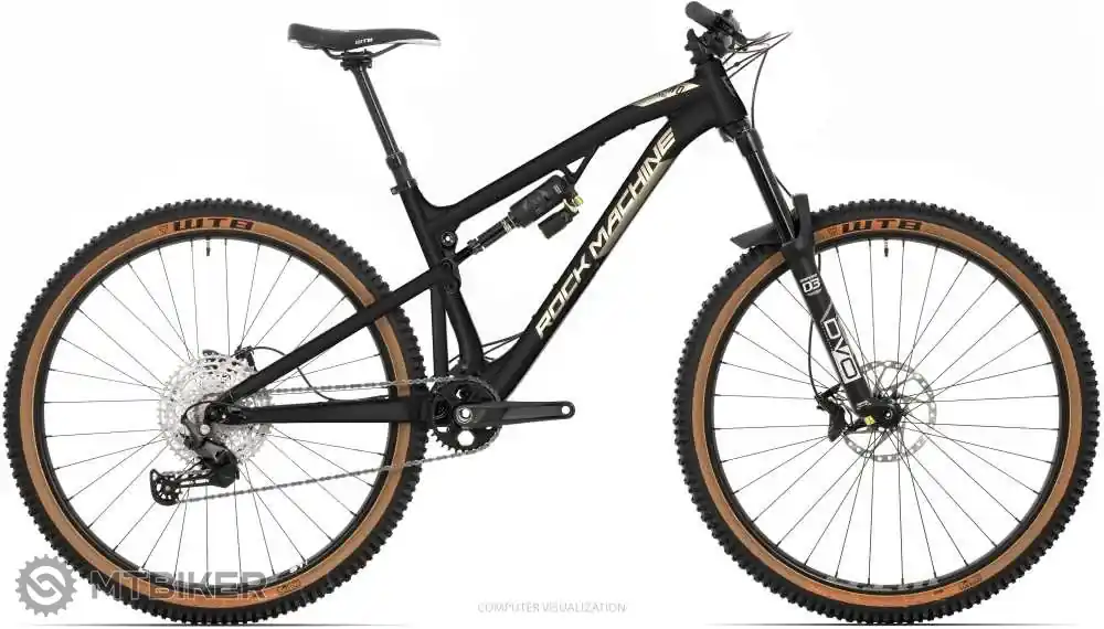 Rock Machine Blizzard TRL 70-29 kolo, gloss black/metallic sand Hit Sezóny