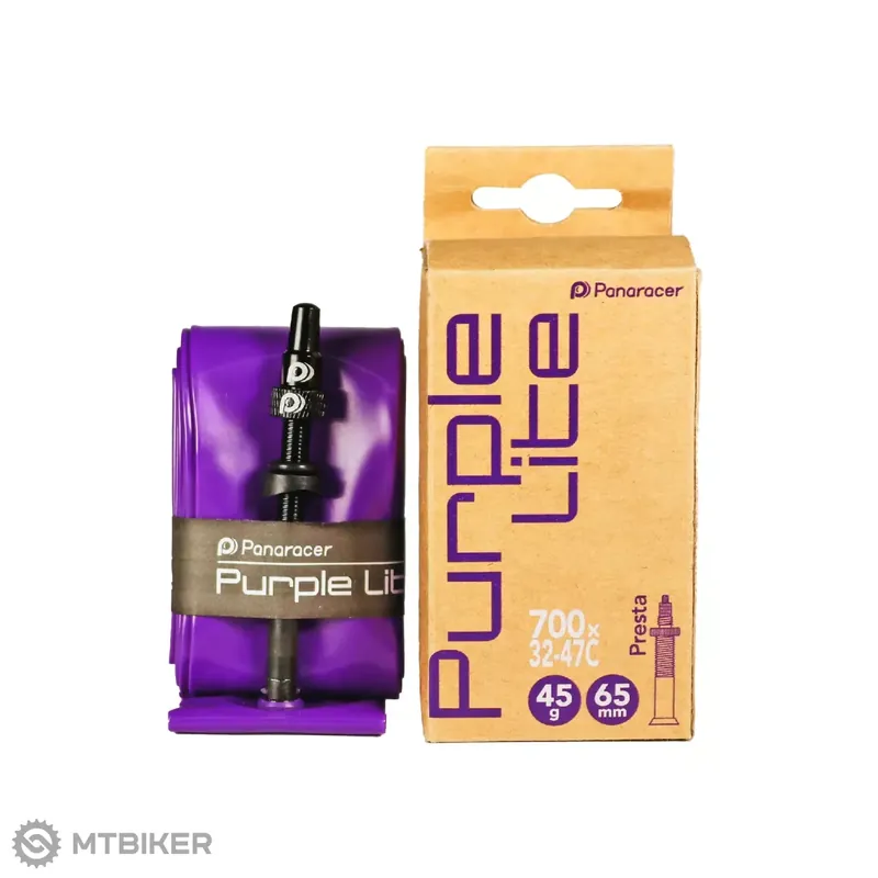Panaracer Purple Lite Gravel, 700x32 - 47C duše, galuskový 65 mm Speciální Cena