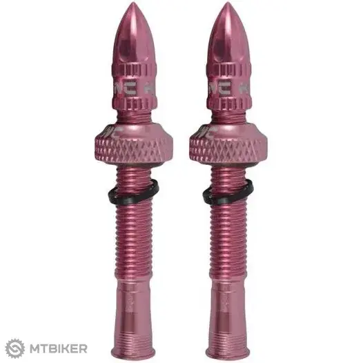 KCNC Tubeless Alloy bezdušové ventily, 38 mm, růžová Cenově Výhodný